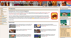 Desktop Screenshot of elefantastisch.de
