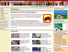 Tablet Screenshot of elefantastisch.de